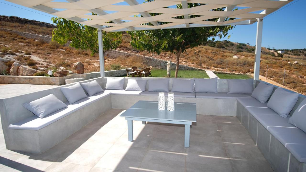 Eva Villas West With Infinity Pool & And Panoramic Sea View Jeráni Haníon Kültér fotó