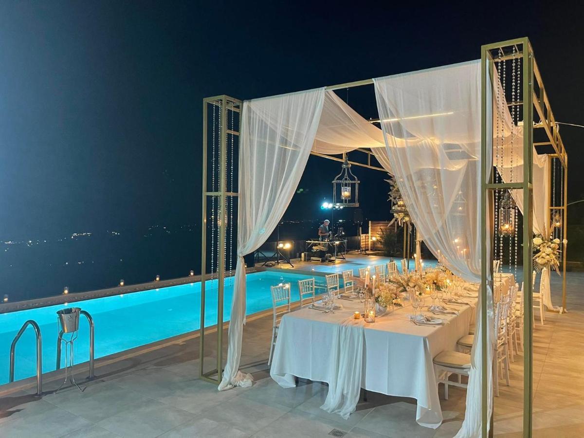 Eva Villas West With Infinity Pool & And Panoramic Sea View Jeráni Haníon Kültér fotó